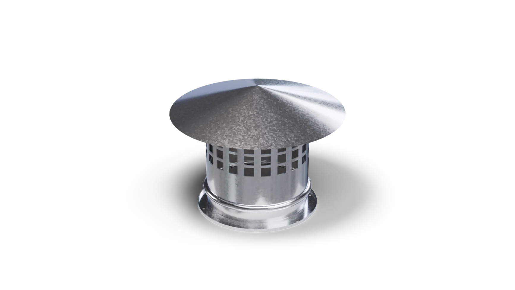 Cappelli Cinesi — Flangiato — Vista tre quarti