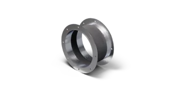 Giunti Antivibranti Con Supporto Interno Metallico A Scorrimento E Flange In Lamiera Zincata Per Ventilatori — Flangiato — Vista tre quarti