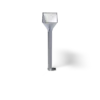 Kit Di Calata Composto Da: Raccordo, Tubo, Serranda A Ghigliottina, Collare. — Vista frontale