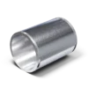 Silenziatori Circolari Per Ventilatori Con Flange Piatte In Lamiera Zincata — Flangiato — Vista tre quarti